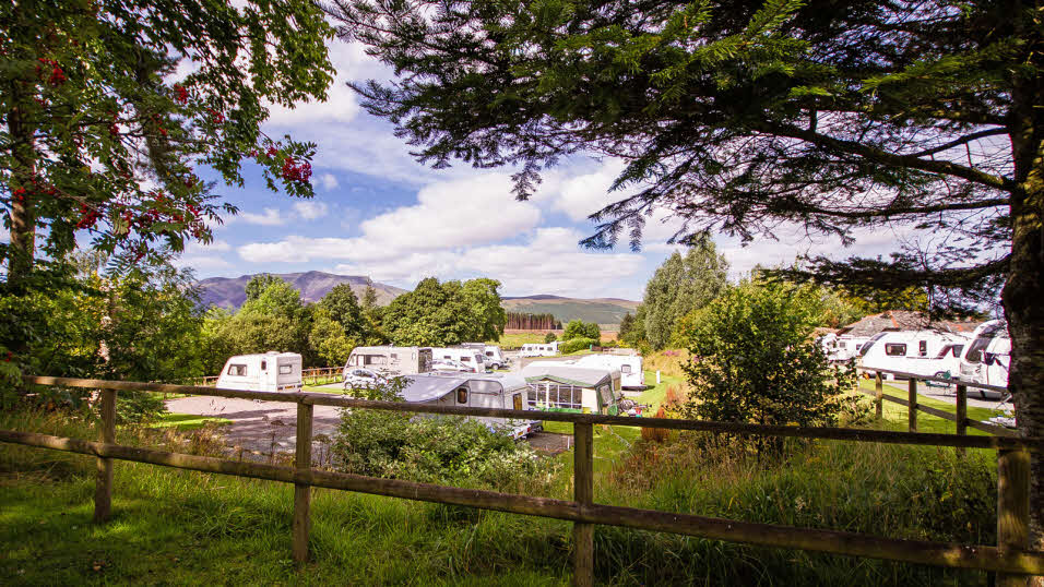 Troutbeck Head club site caravan and motorhome pitches