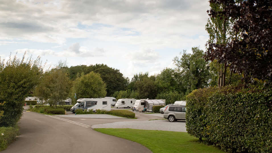 Knaresborough club site caravan and motorhome pitches