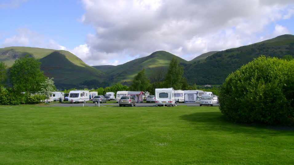 The Woods club site caravan and motorhome pitches