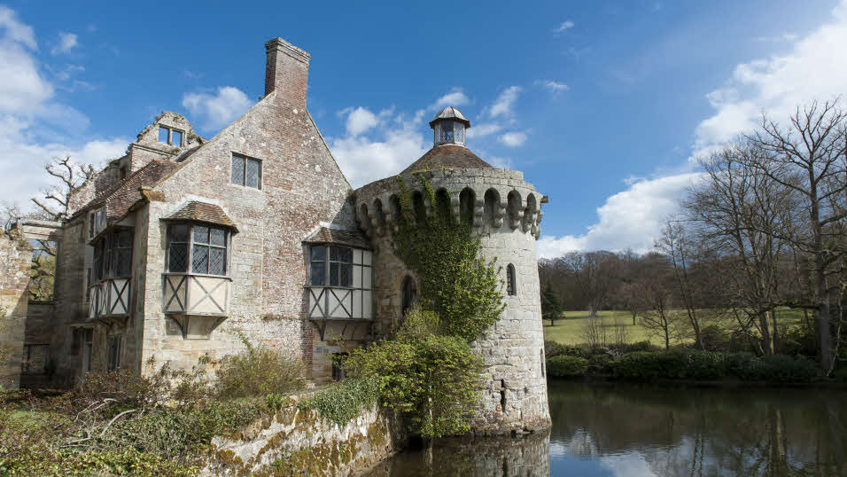 National Trust site Scotney Castle, situated in Kent