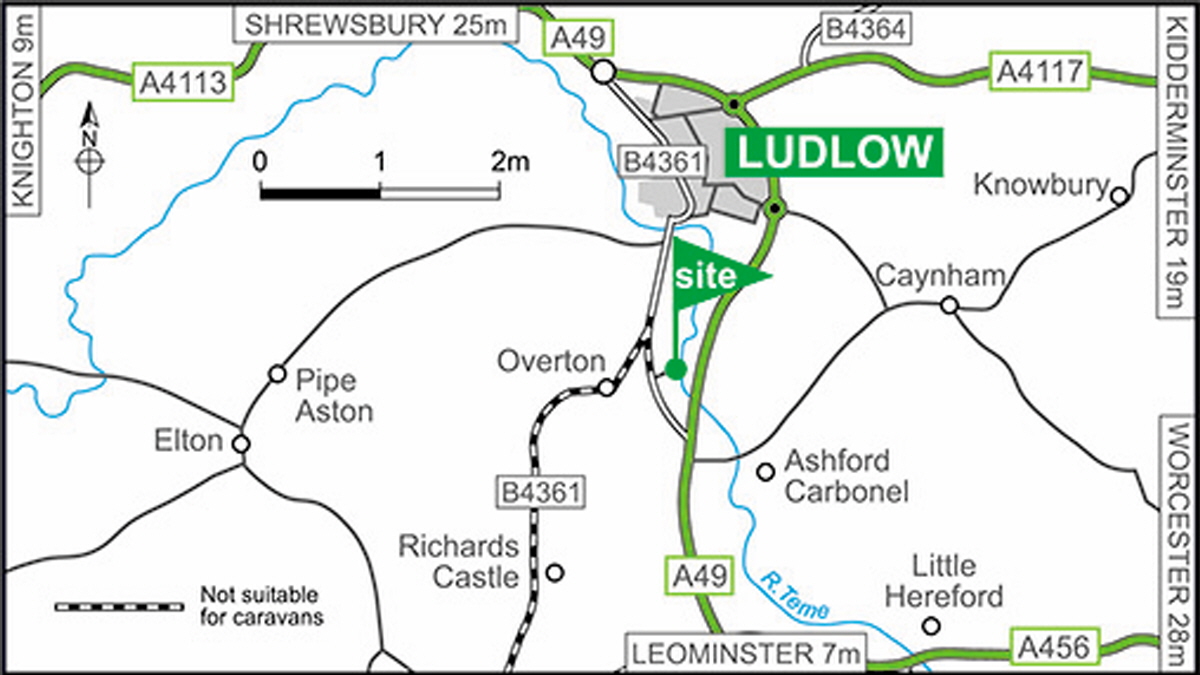 Ludlow Touring Park The Caravan Club