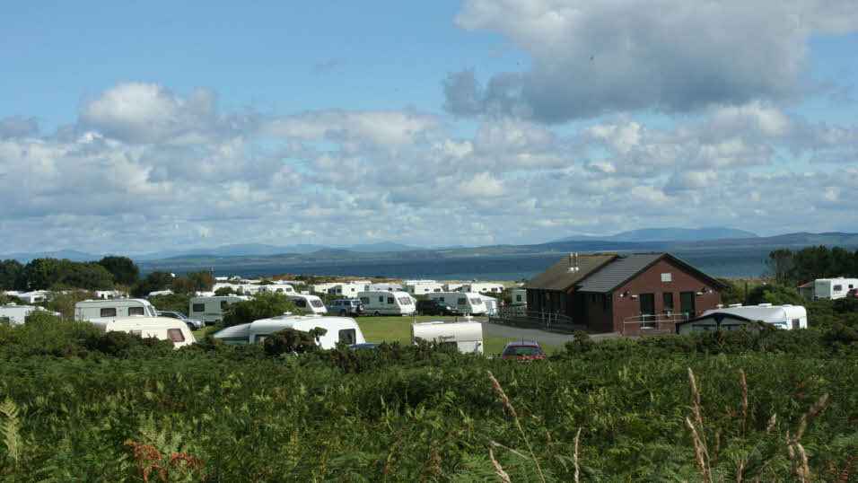 New England Bay club site caravan and motorhome pitches 